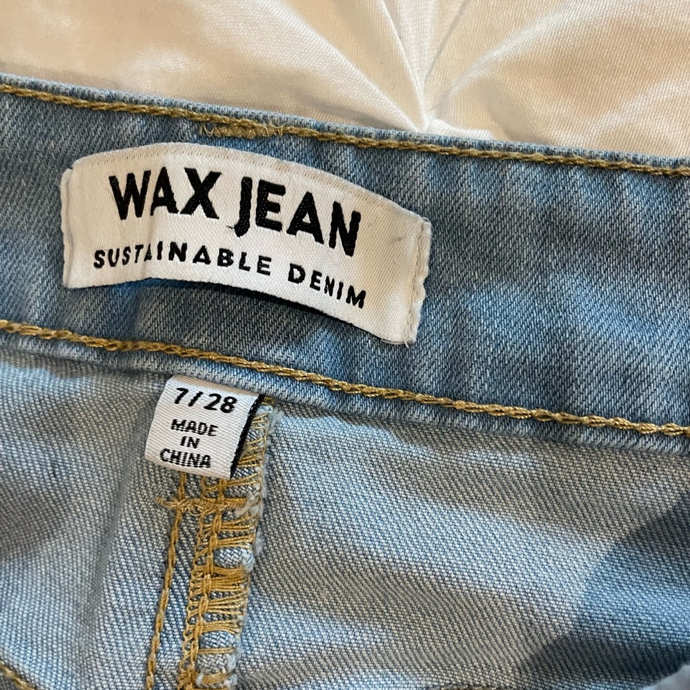 Wax Jean Blue Flare Women's Jeans Size 7 - Picture 3 of 3